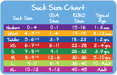 Puma Boys Socks Size Chart